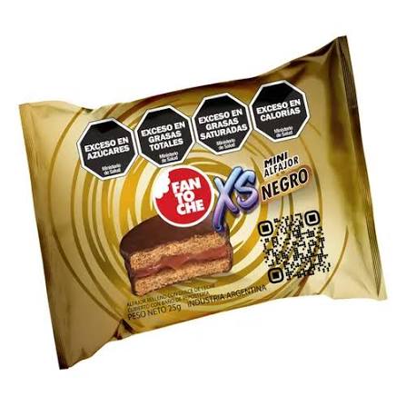 ALFAJOR  FANTOCHE MINI 25GRS NEGRO  (comprando 3 o más precio mayorista)